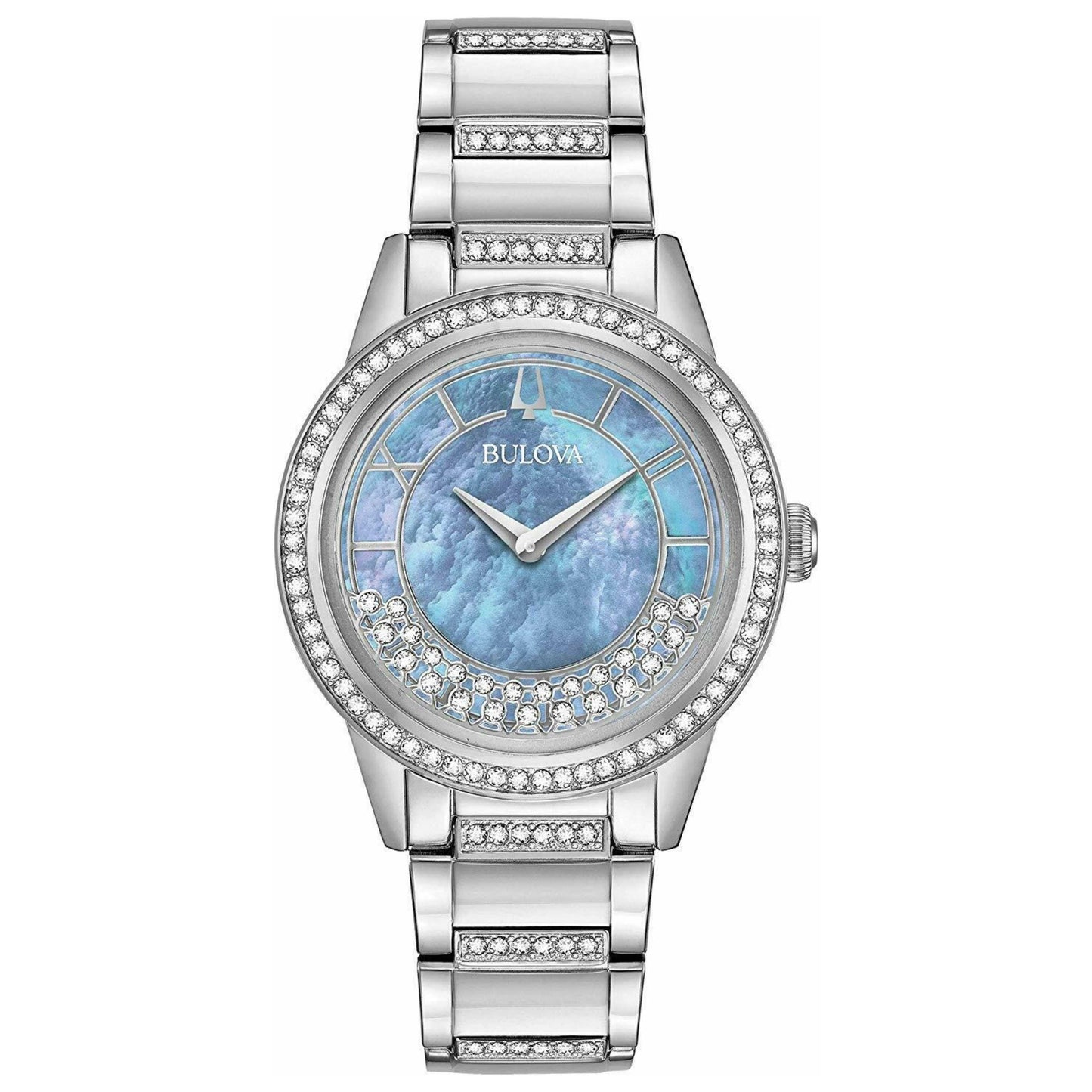 Front view of Bulova Turnstyle Women's Quartz Watch 96L260