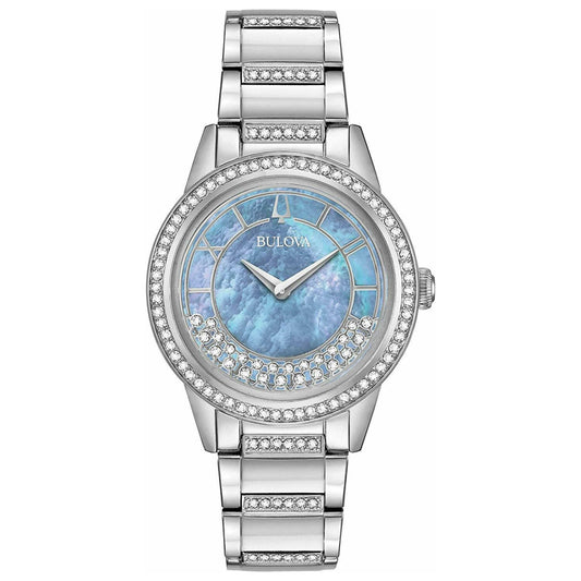 Front view of Bulova Turnstyle Women's Quartz Watch 96L260