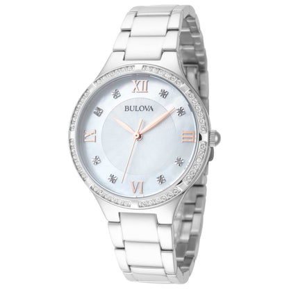 Front view of Bulova Classic Women's Quartz Watch 96L264