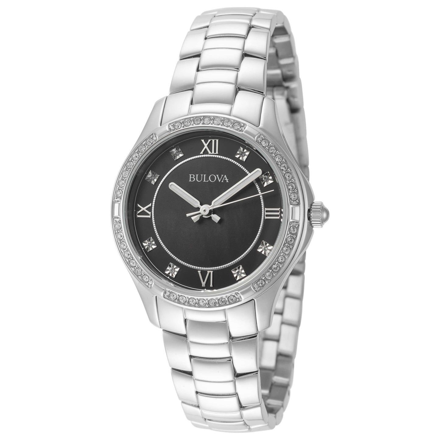 Front view of Bulova Classic Women's Quartz Watch 96L266