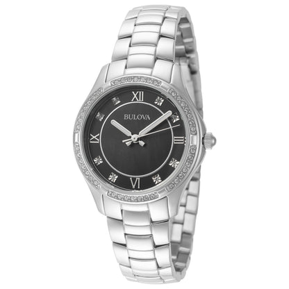 Front view of Bulova Classic Women's Quartz Watch 96L266