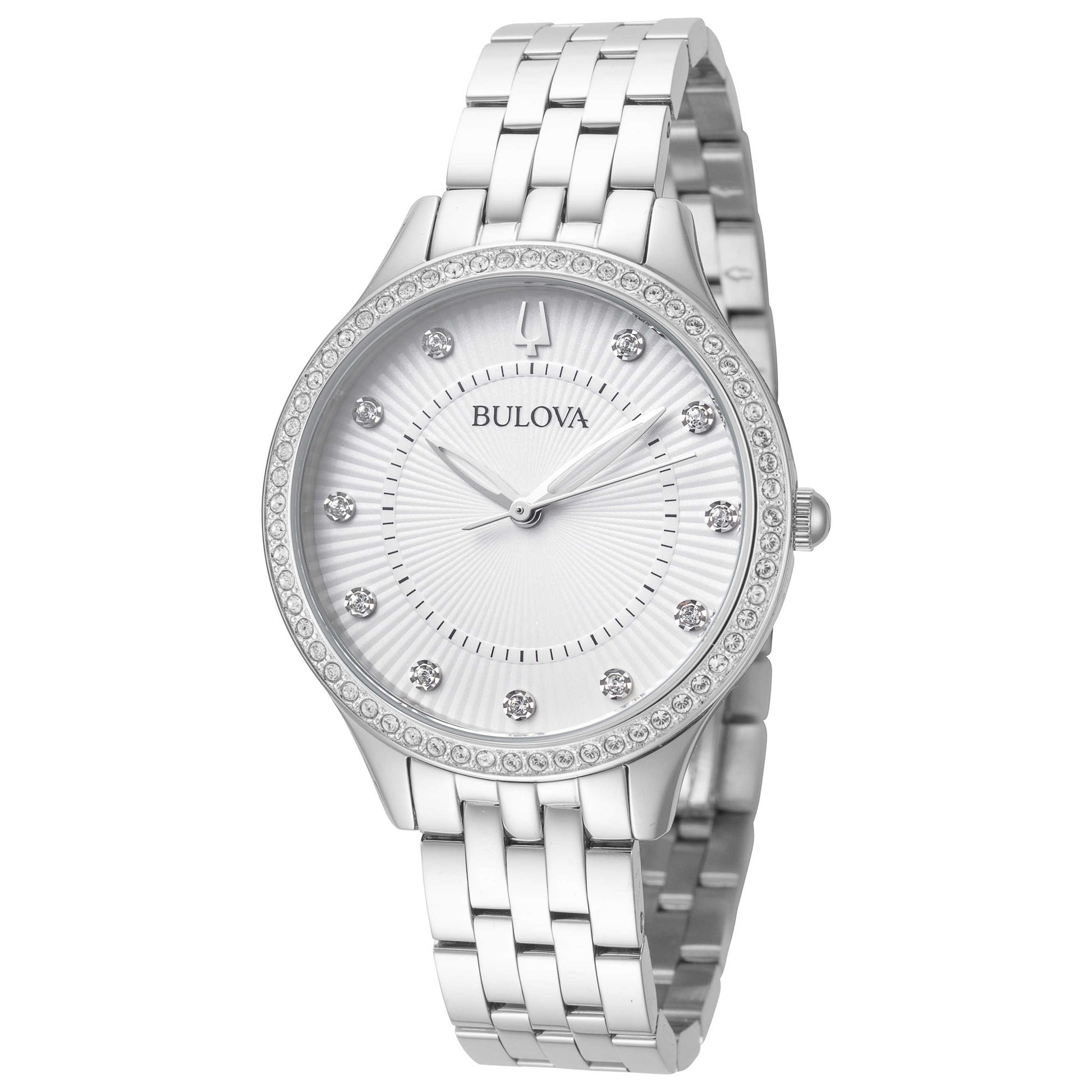 Front view of Bulova Classic Women's Quartz Watch 96L270