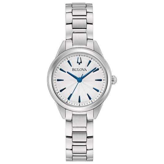 Front view of Bulova Sutton Women's Quartz Watch 96L285
