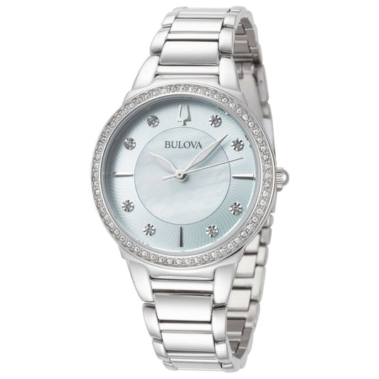 Front view of Bulova Classic Women's Quartz Watch 96L288