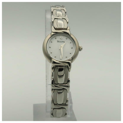 Front view of Bulova Bracelet Women's Japanese Quartz (Battery-Powered) Watch 96L90-SDV
