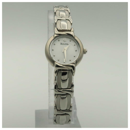Front view of Bulova Bracelet Women's Japanese Quartz (Battery-Powered) Watch 96L90-SDV