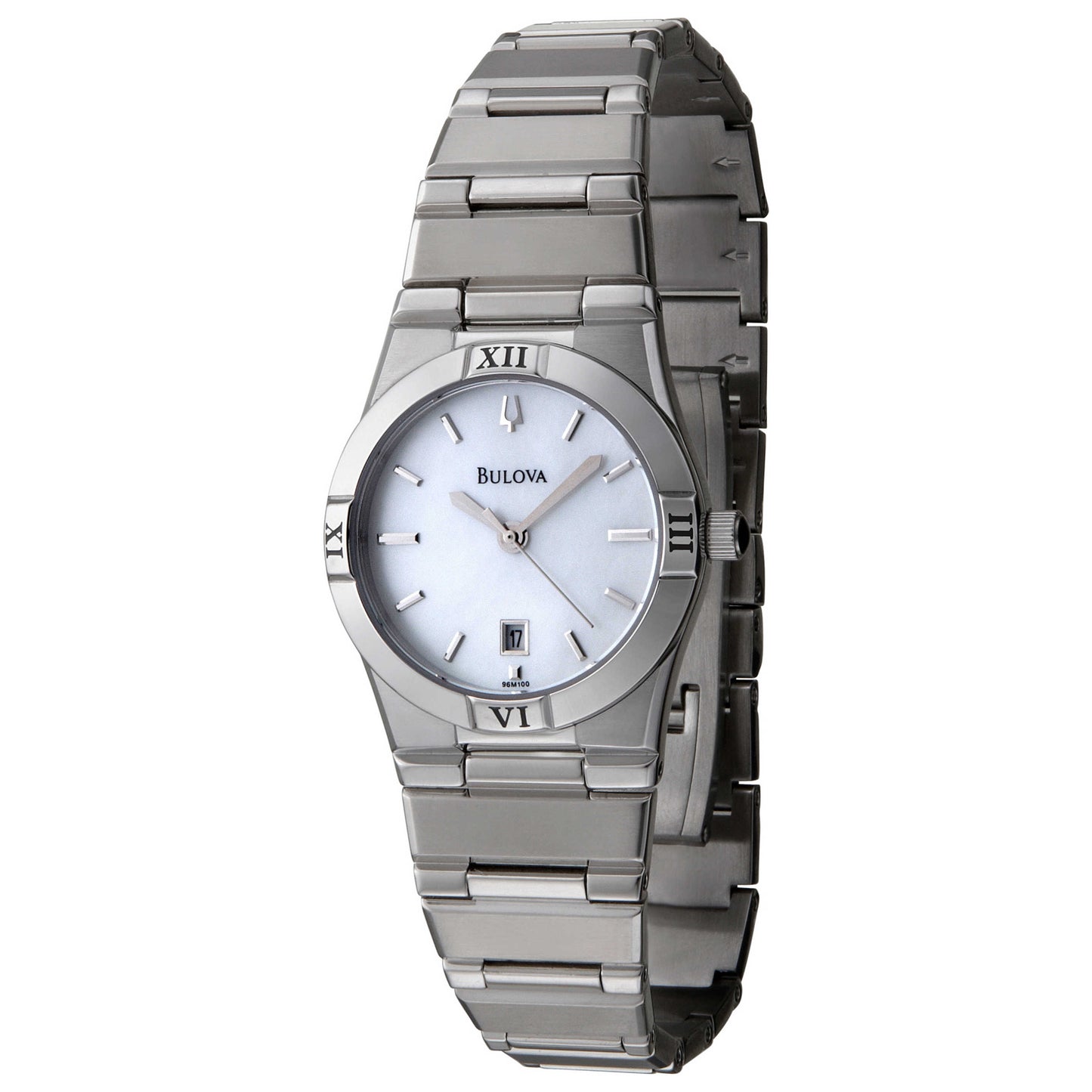 Front view of Bulova Windemere Women's Quartz Watch 96M100