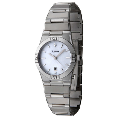 Front view of Bulova Windemere Women's Quartz Watch 96M100