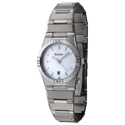 Front view of Bulova Windemere Women's Quartz Watch 96M100