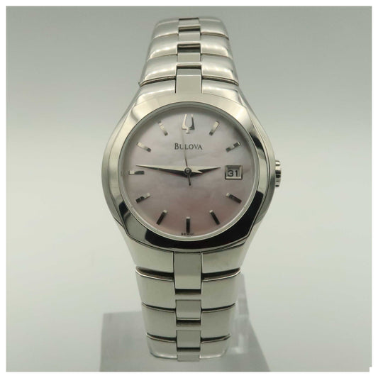 Front view of Bulova Dress Women's Quartz Watch 96M101-PO