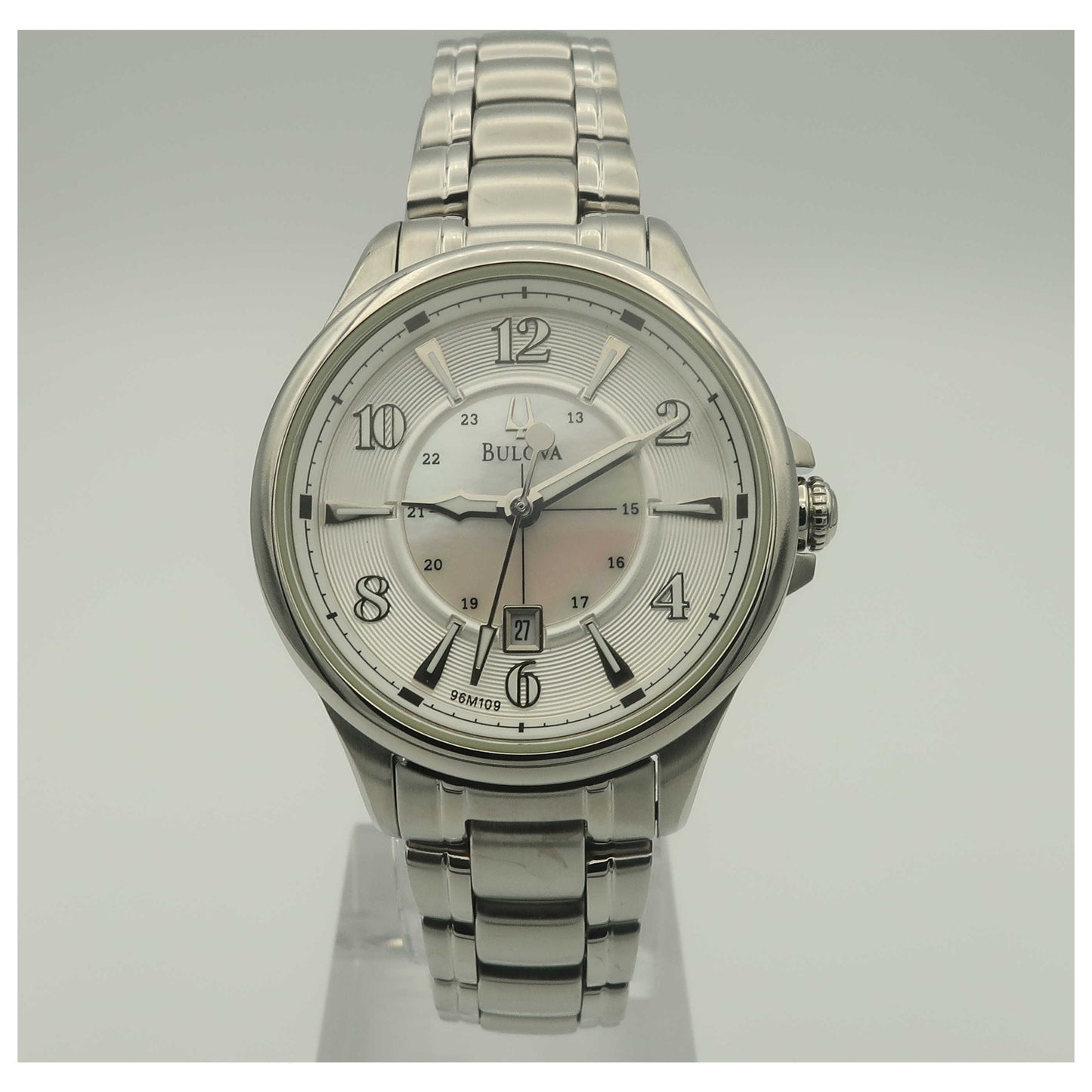 Front view of Bulova Adventurer Women's Quartz Watch 96M109-SDV