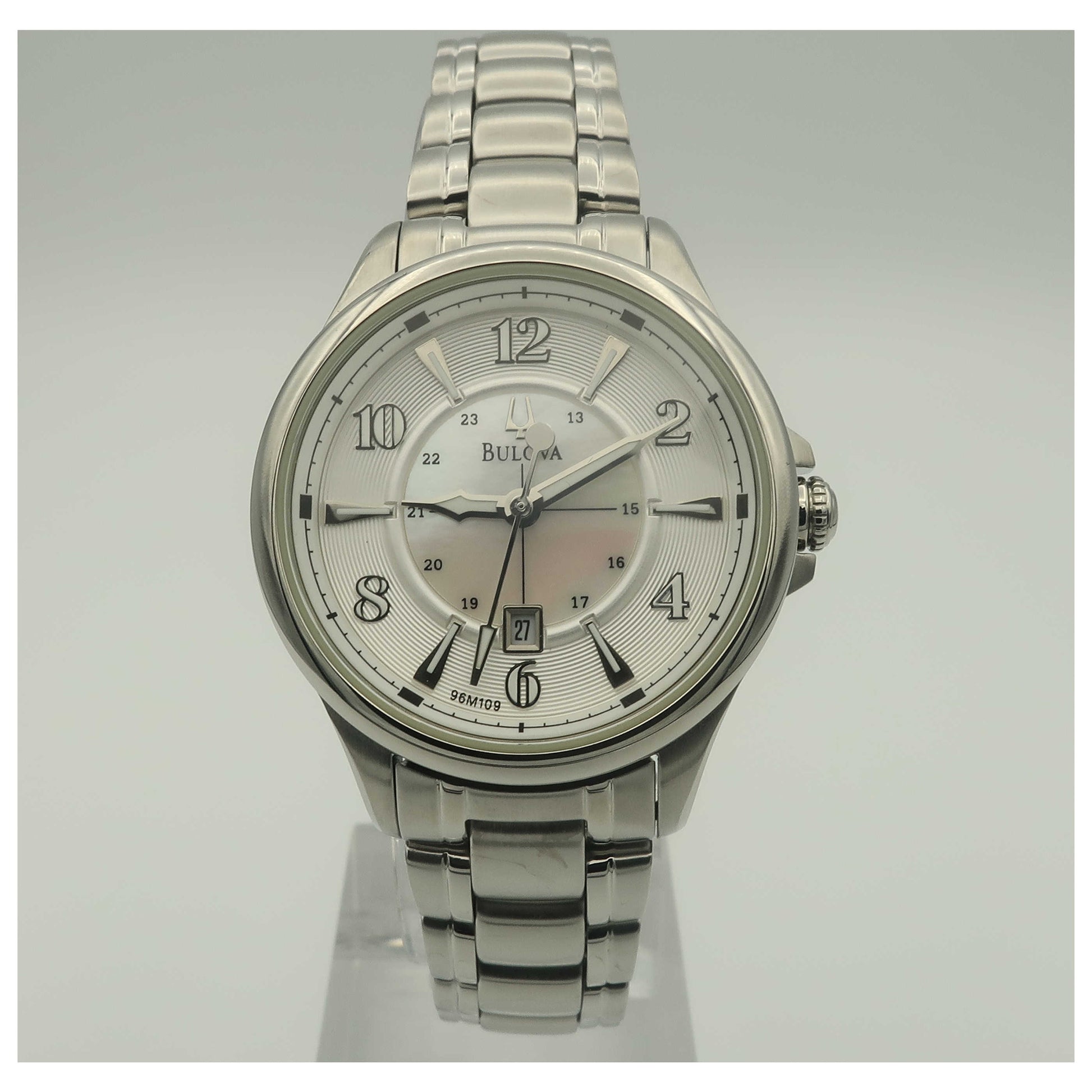 Front view of Bulova Adventurer Women's Quartz Watch 96M109-SDV