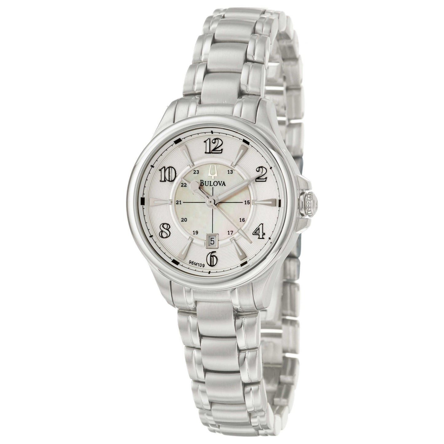 Front view of Bulova Adventurer Women's Quartz Watch 96M109