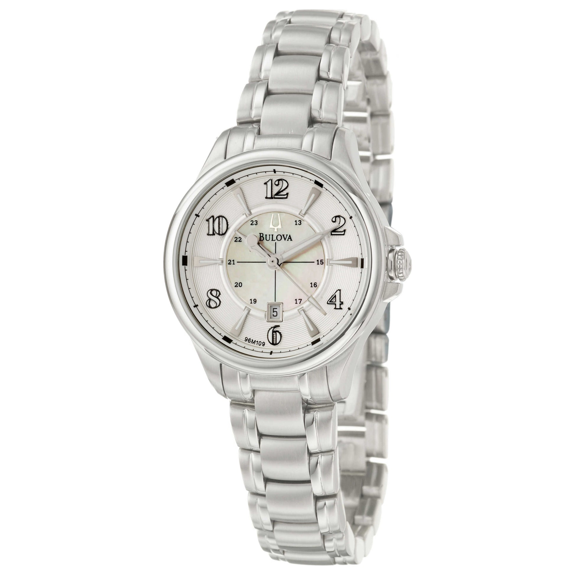 Front view of Bulova Adventurer Women's Quartz Watch 96M109
