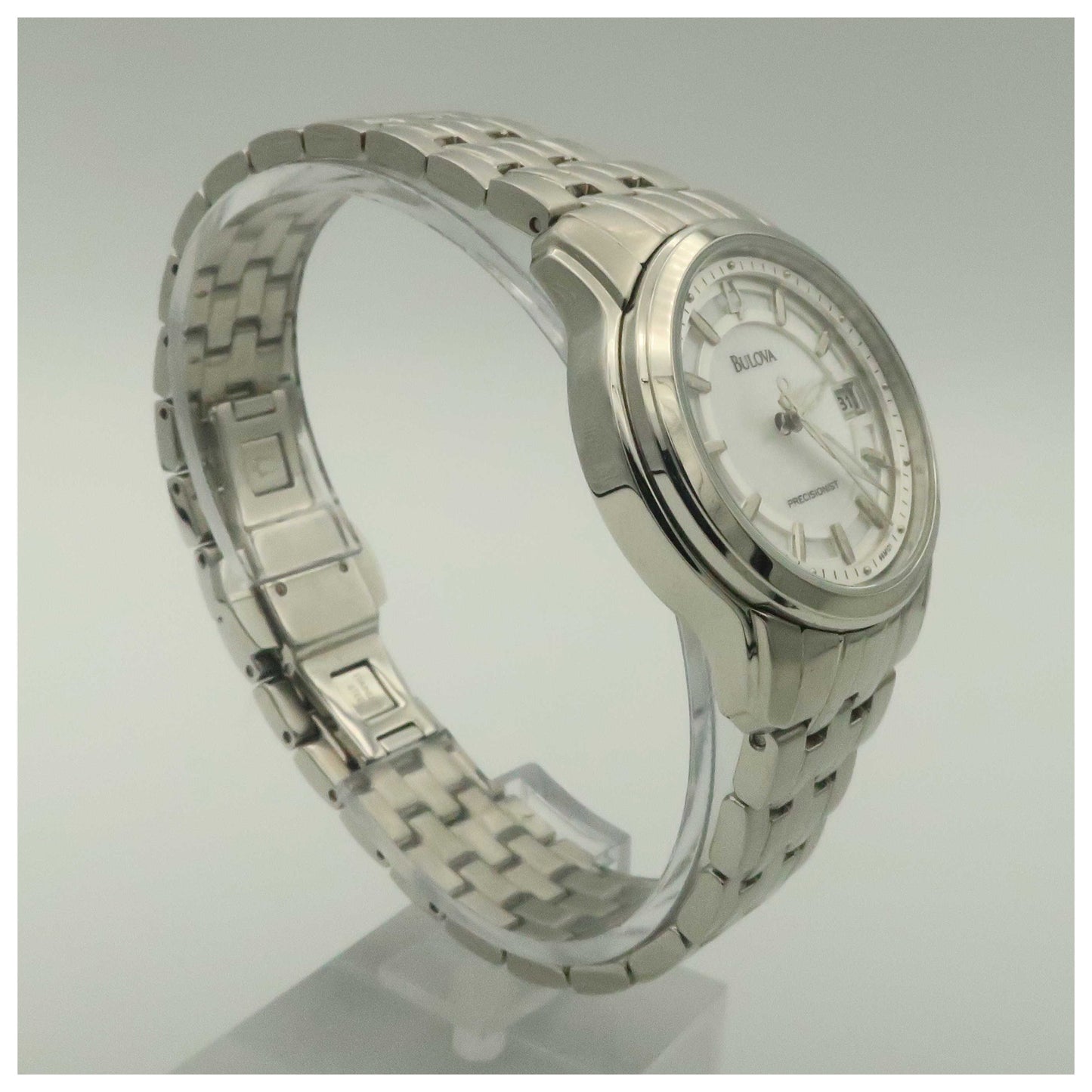 Bulova Precisionist Women's Japanese Quartz (Battery-Powered) Watch 96M121-PO - Image #3