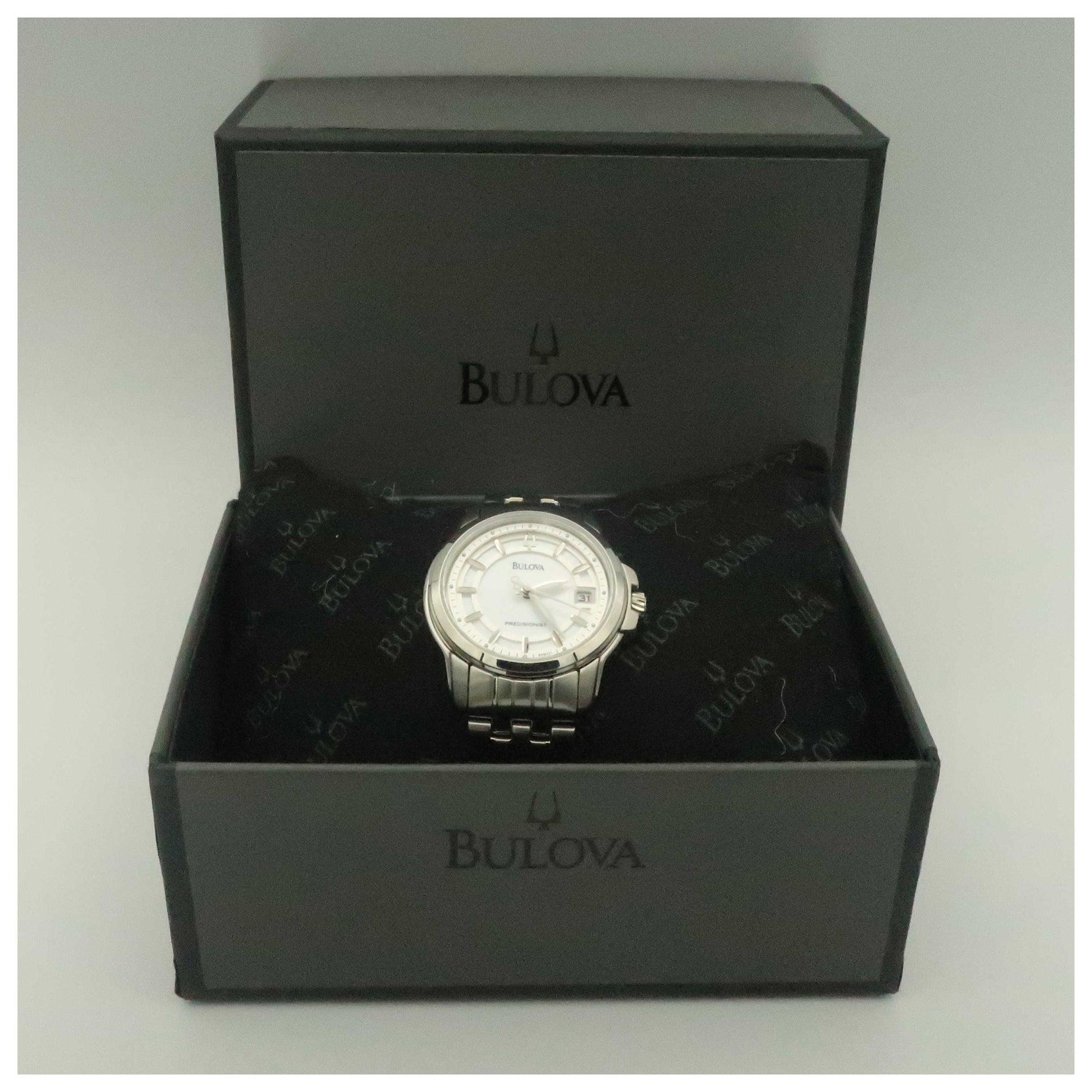 Bulova Precisionist Women's Japanese Quartz (Battery-Powered) Watch 96M121-PO - Image #6