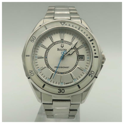 Front view of Bulova Precisionist Women's Japanese Quartz (Battery-Powered) Watch 96M123-PO