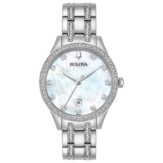Front view of Bulova Classic Women's Quartz Watch 96M144