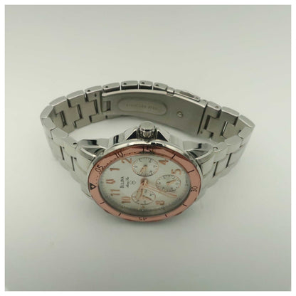 Bulova Marine Star Women's Quartz Watch 96N101-PO2 - Image #8
