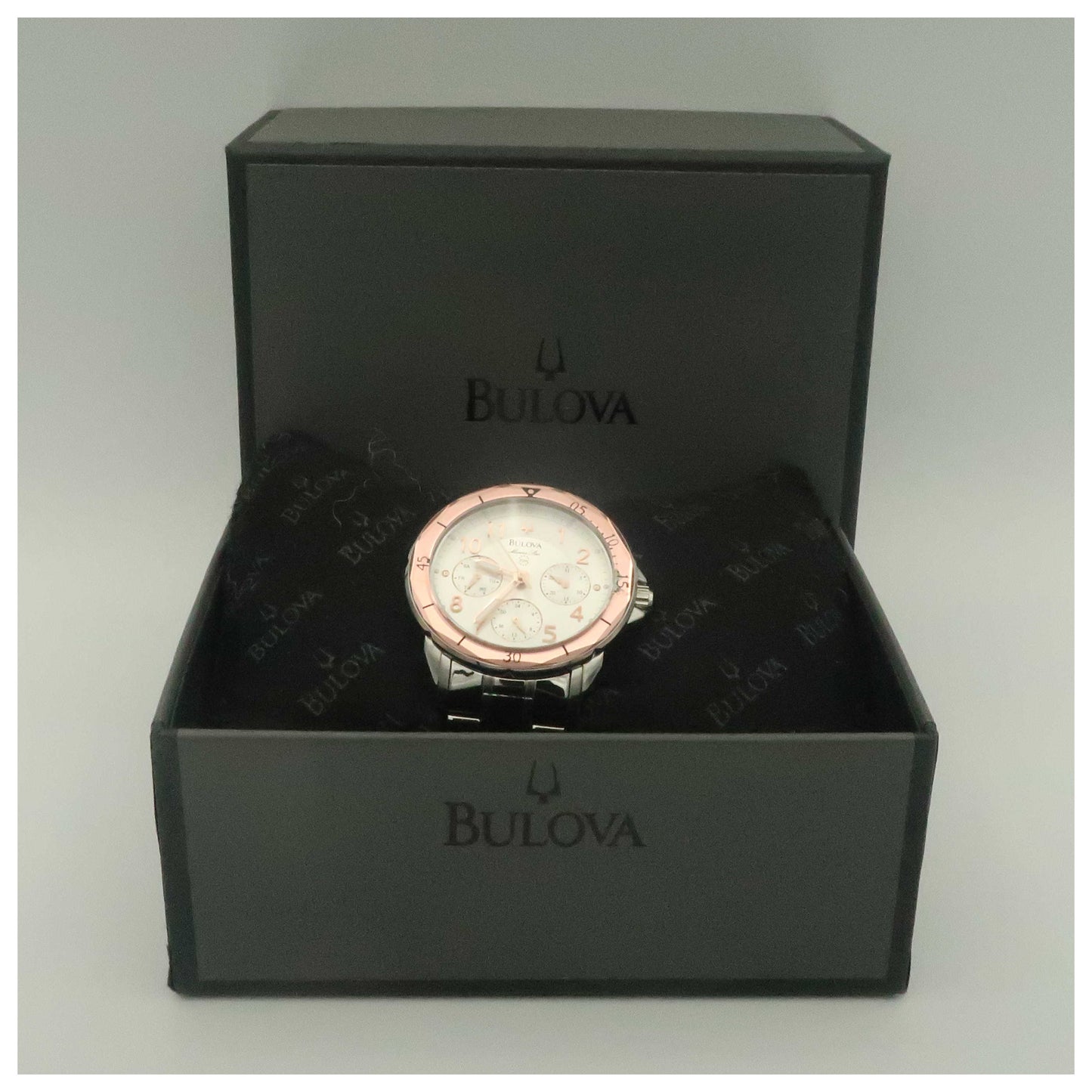 Bulova Marine Star Women's Quartz Watch 96N101-PO2 - Image #6