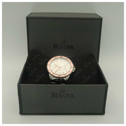 Bulova Marine Star Women's Quartz Watch 96N101-PO2 - Image #6