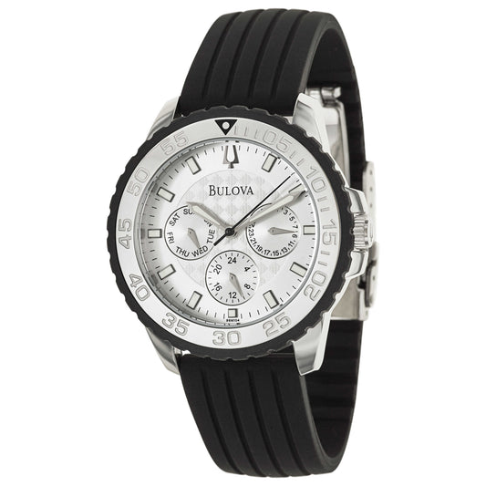 Front view of Bulova Sport Men's Japanese Quartz (Battery-Powered) Watch 96N104