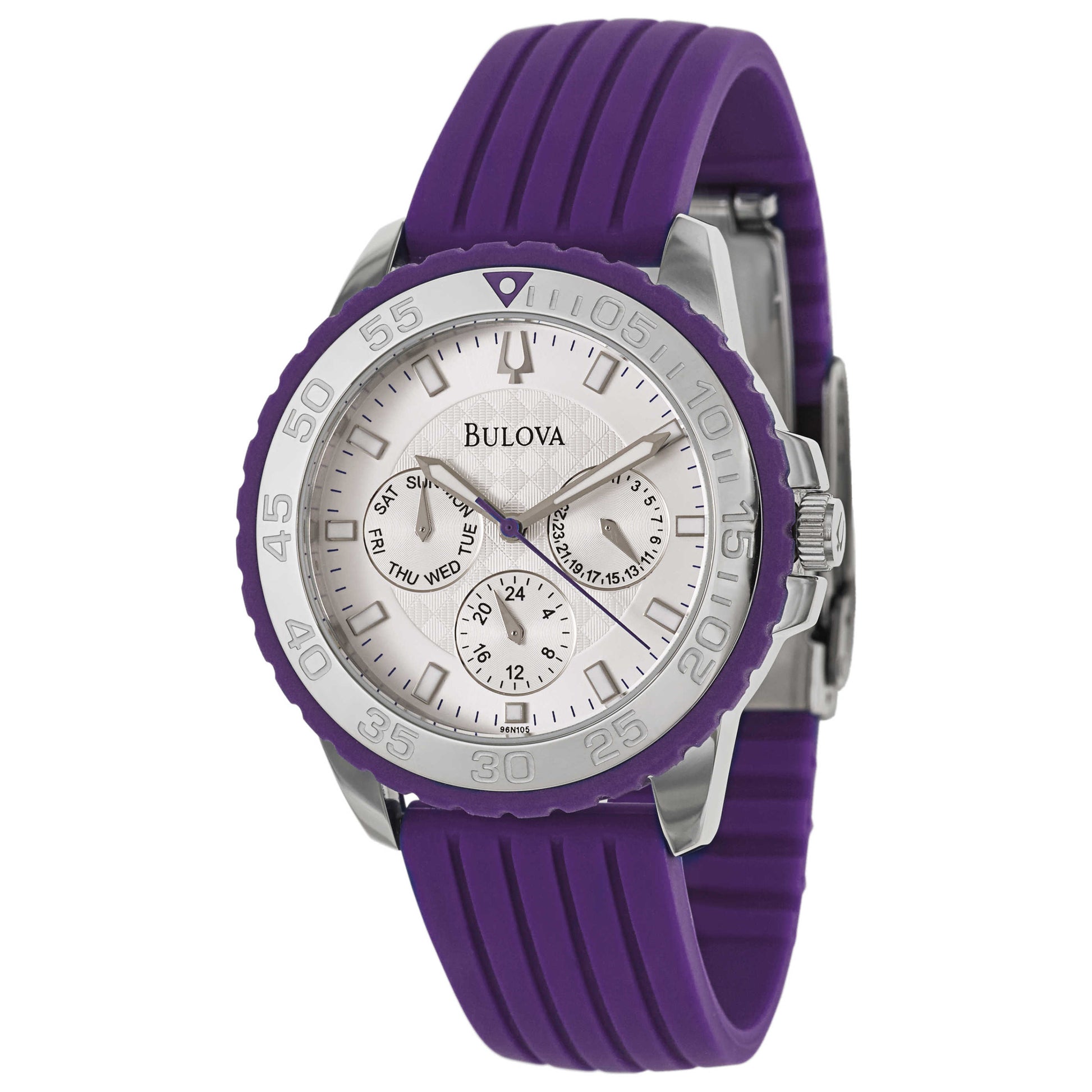 Front view of Bulova Sport Men's Japanese Quartz (Battery-Powered) Watch 96N106