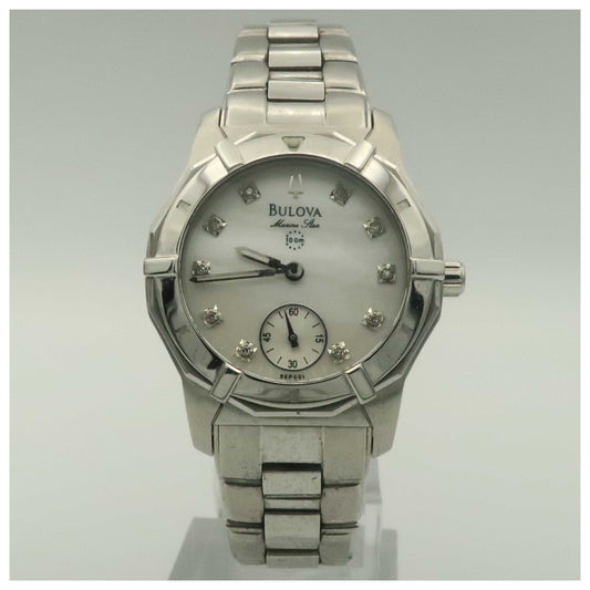 Front view of Bulova Bracelet Women's Watch 96P001-PO