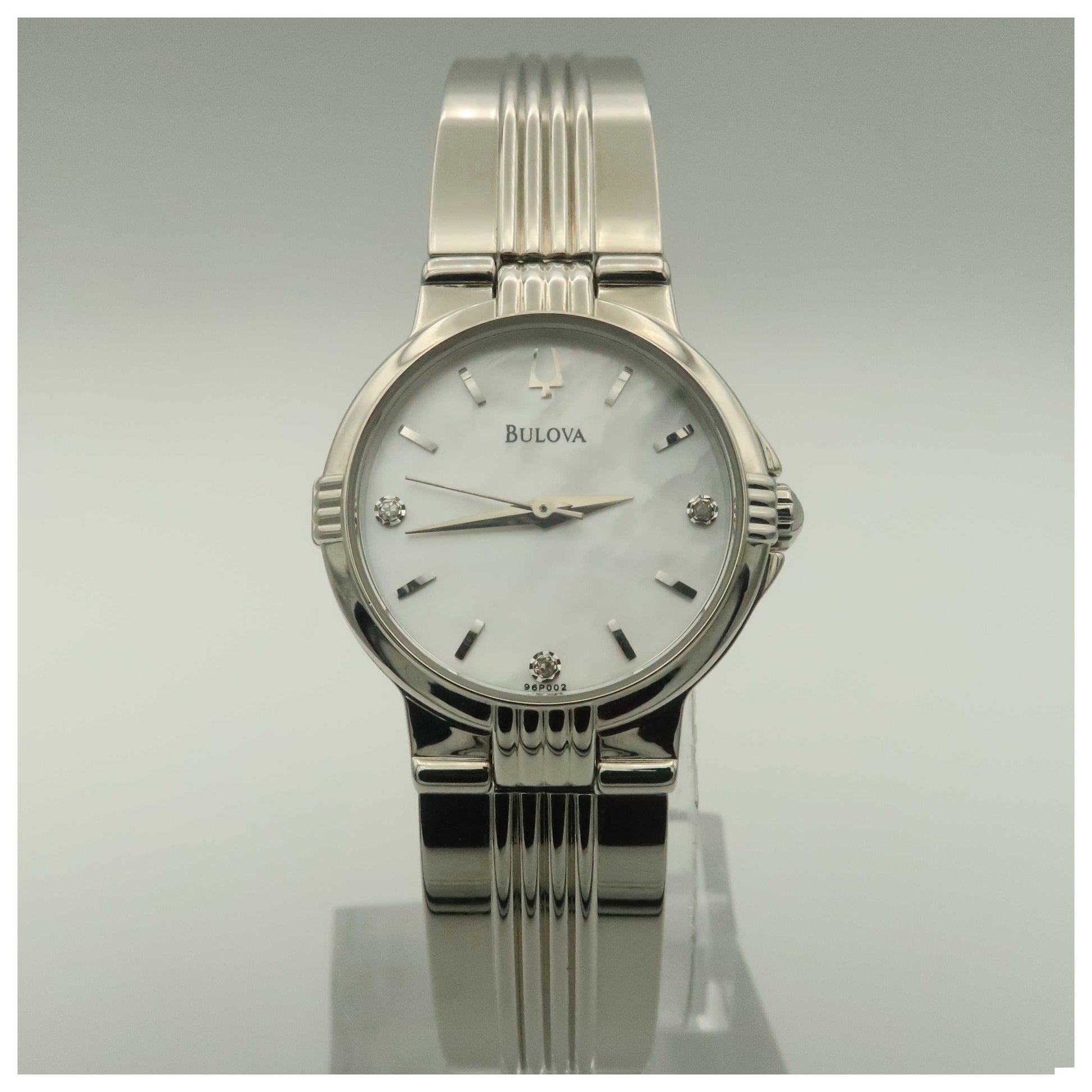 Front view of Bulova Bracelet Women's Swiss Quartz (Battery-Powered) Watch 96P002-PO