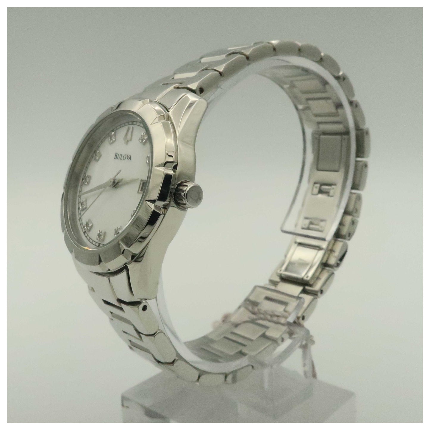 Bulova Diamonds Women's Quartz Watch 96P101-SDV - Image #4