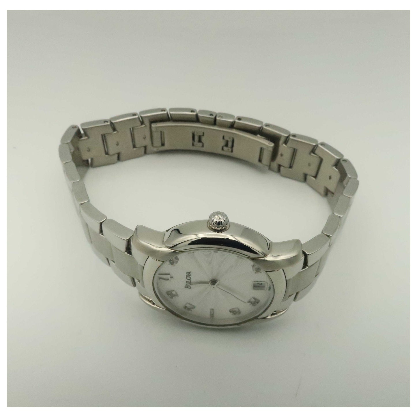 Bulova Diamonds Women's Quartz Watch 96P104-PO - Image #8