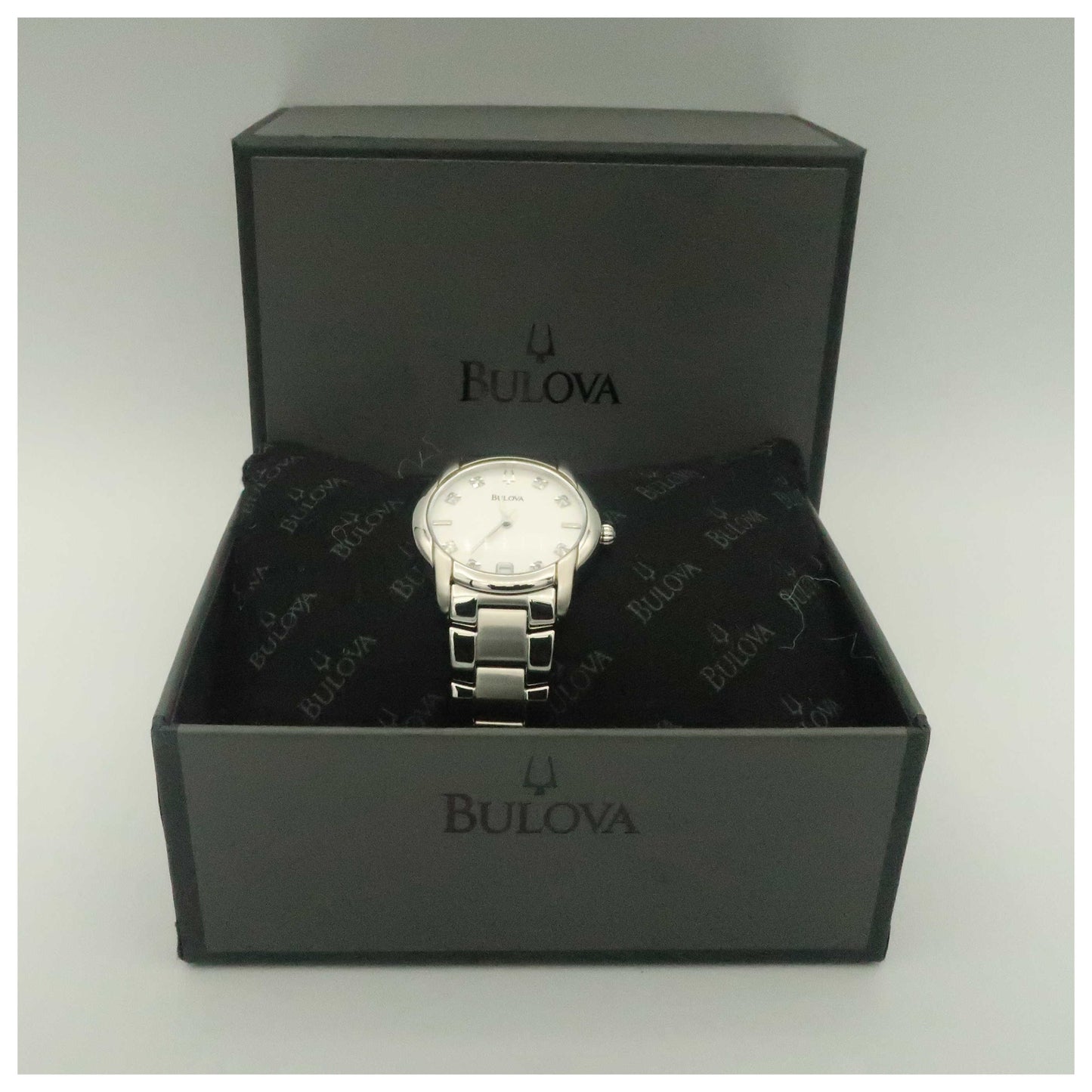 Bulova Diamonds Women's Quartz Watch 96P104-PO - Image #6