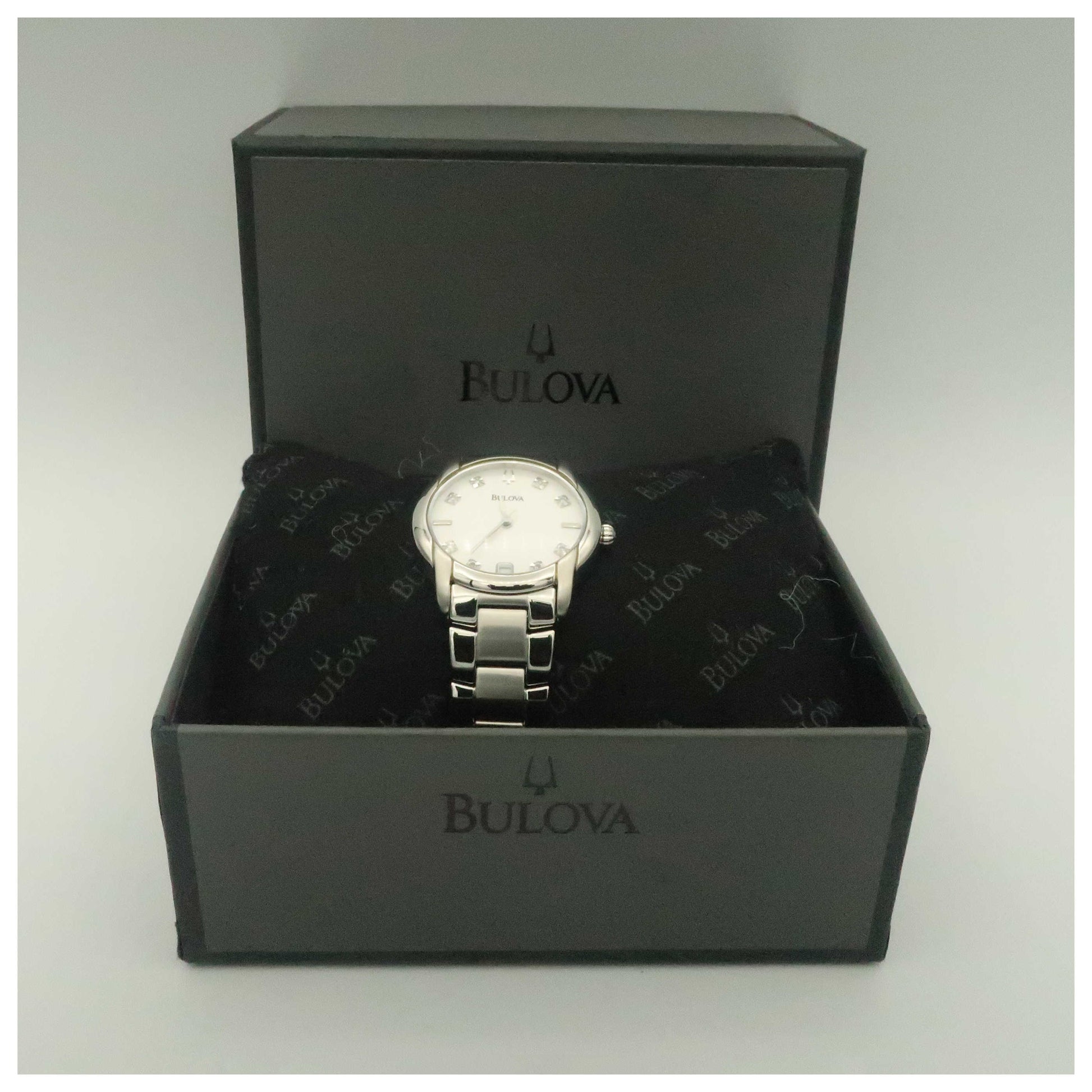 Bulova Diamonds Women's Quartz Watch 96P104-PO - Image #6