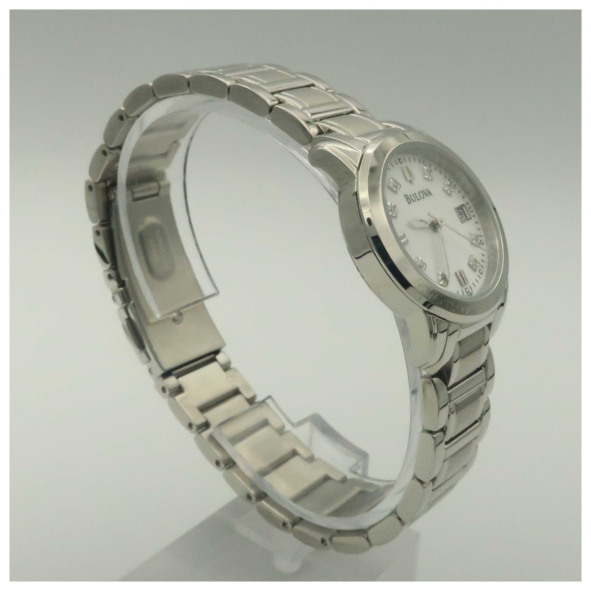Bulova Diamonds Women's Quartz Watch 96P107-PO - Image #3