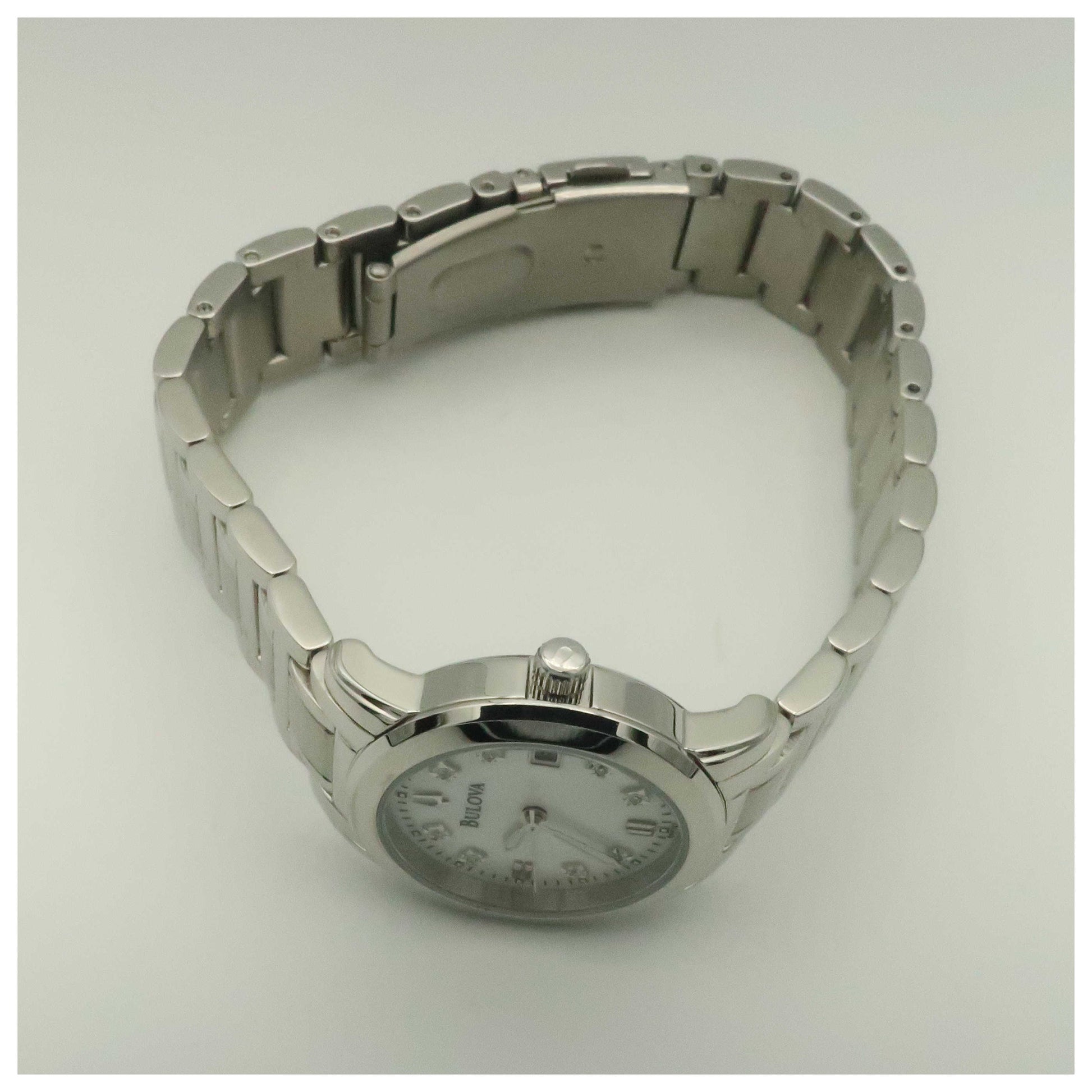 Bulova Diamonds Women's Quartz Watch 96P107-PO - Image #8