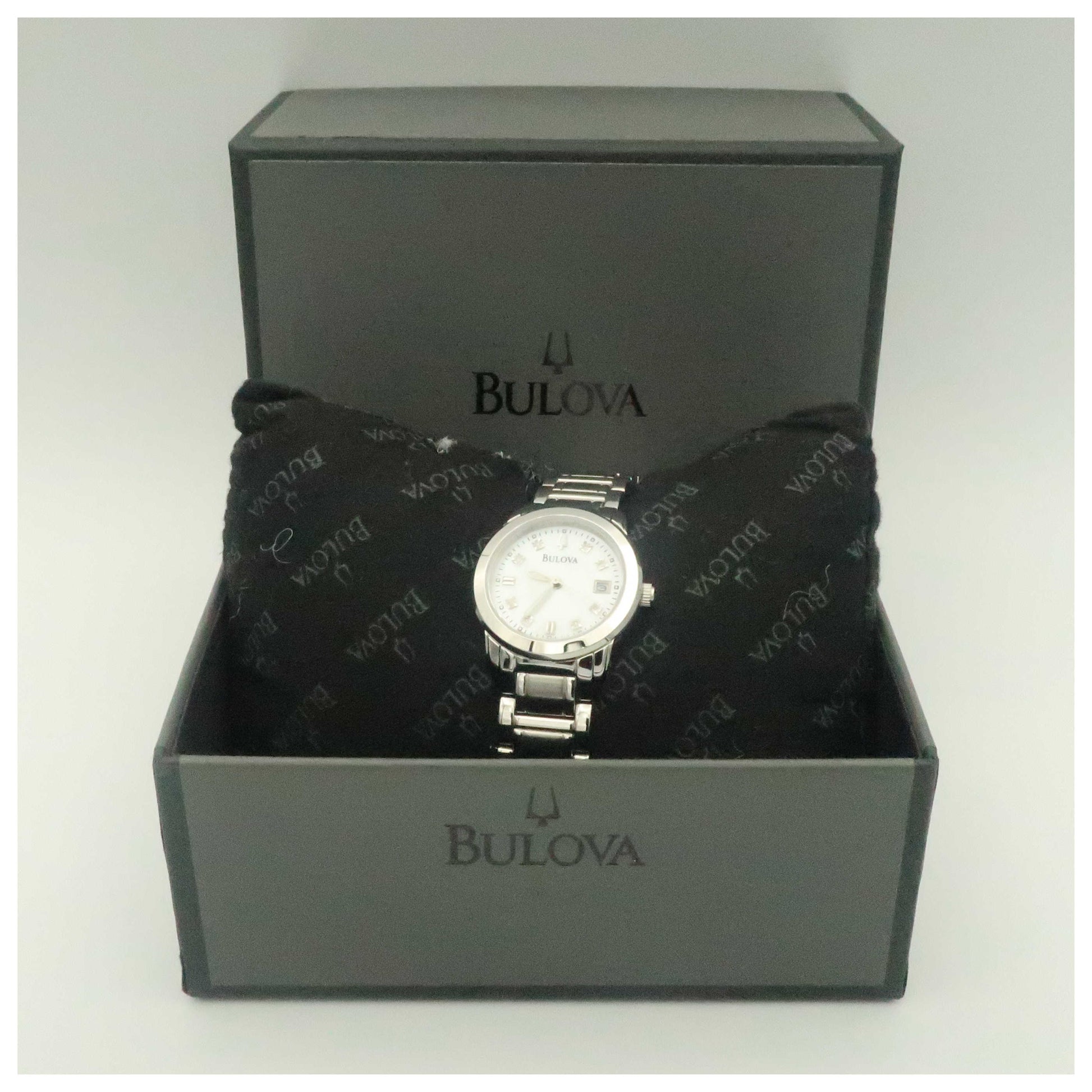 Bulova Diamonds Women's Quartz Watch 96P107-PO - Image #6