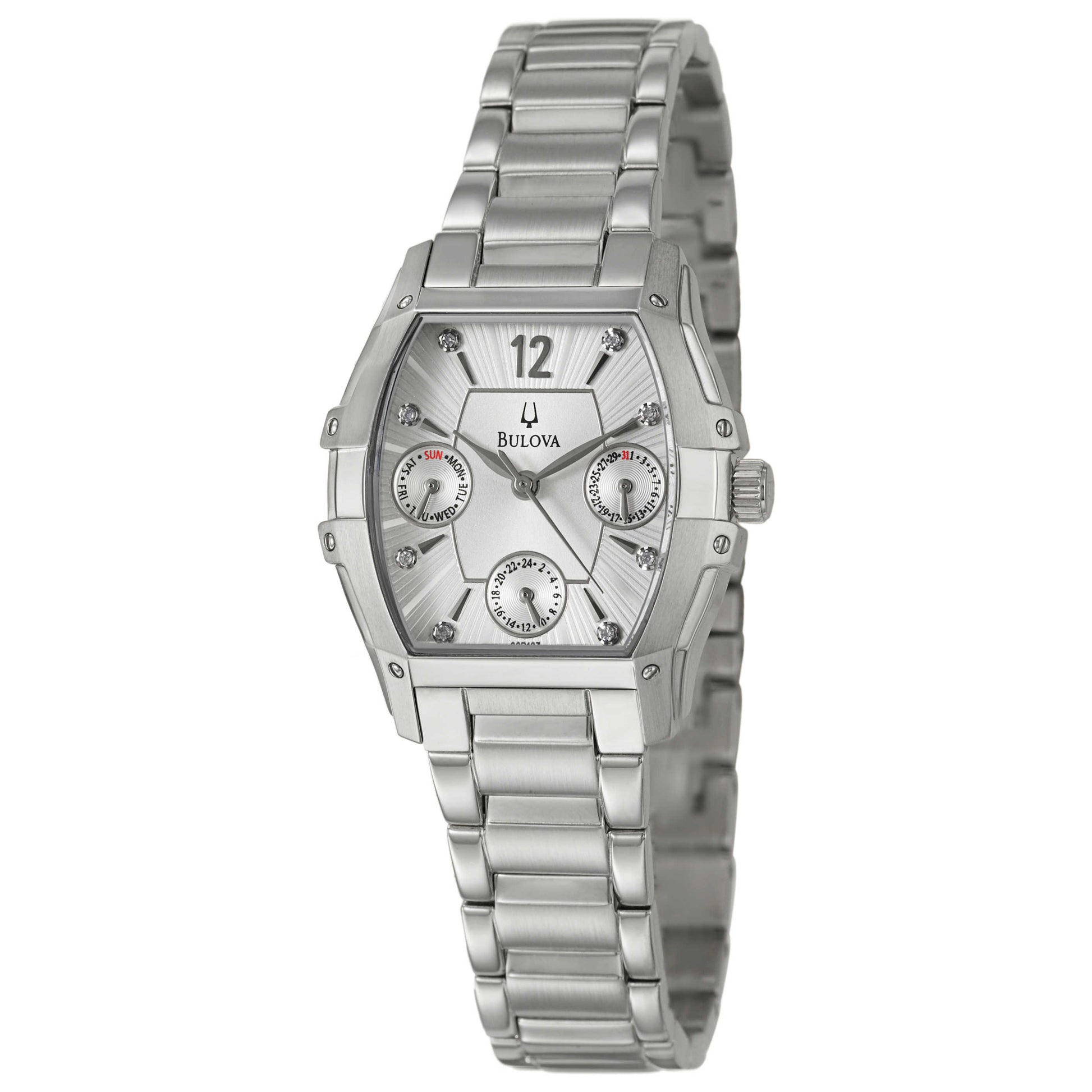 Front view of Bulova Wintermoor Women's Quartz Watch 96P127