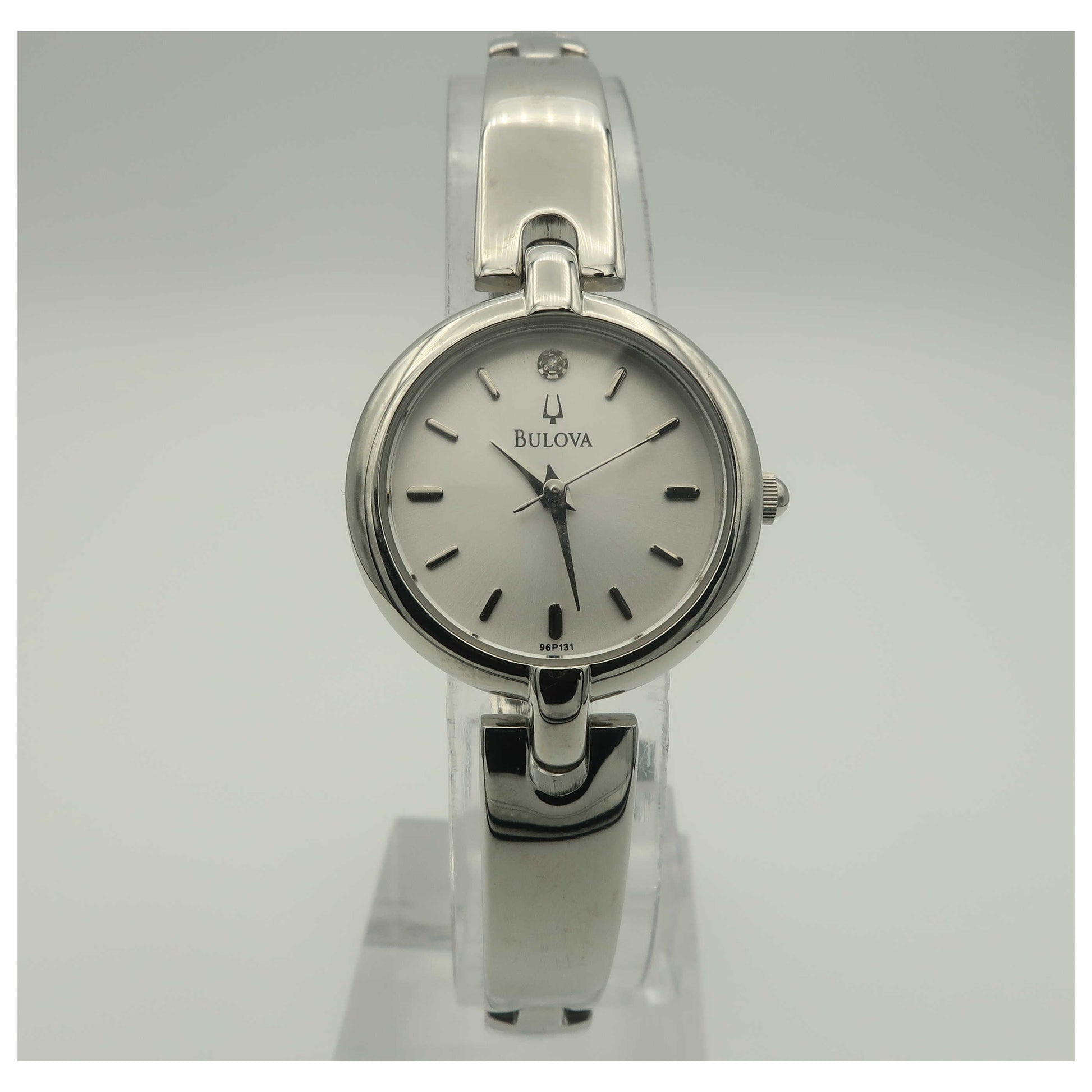 Front view of Bulova Diamonds Women's Quartz Watch 96P131-PO