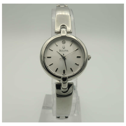 Front view of Bulova Diamonds Women's Quartz Watch 96P131-PO