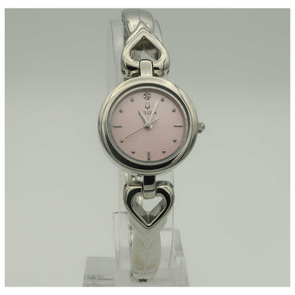 Front view of Bulova Diamonds Women's Japanese Quartz (Battery-Powered) Watch 96P136-PO