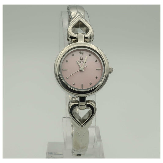Front view of Bulova Diamonds Women's Japanese Quartz (Battery-Powered) Watch 96P136-PO