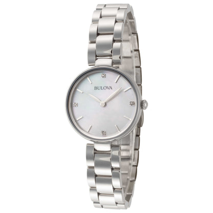 Front view of Bulova Diamond Women's Quartz Watch 96P159