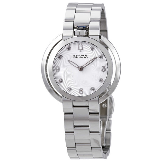Front view of Bulova Rubaiyat Women's Quartz Watch 96P184