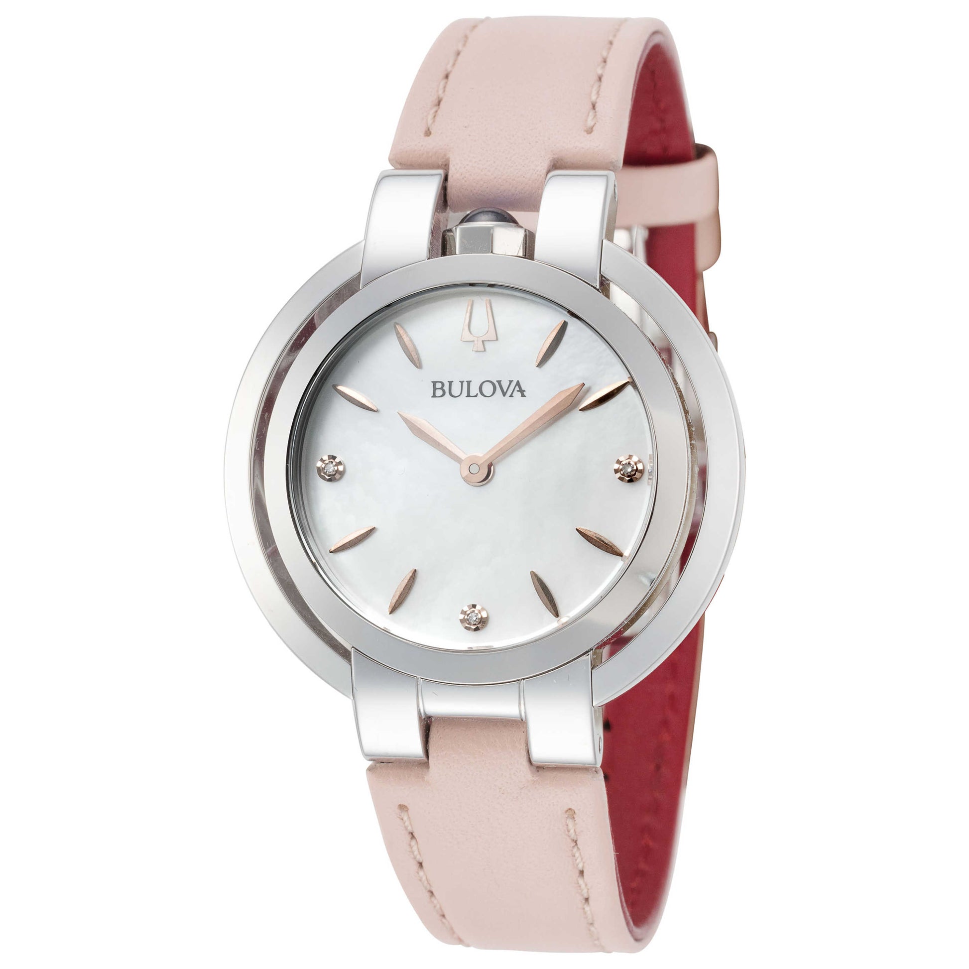 Front view of Bulova Rubaiyat Women's Quartz Watch 96P197