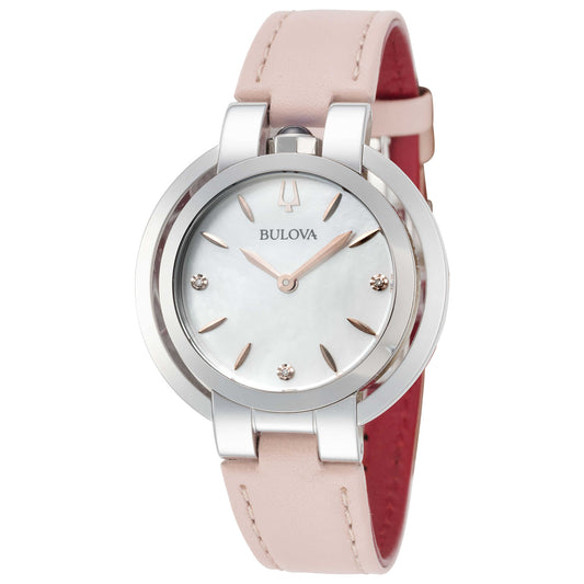 Front view of Bulova Rubaiyat Women's Quartz Watch 96P197