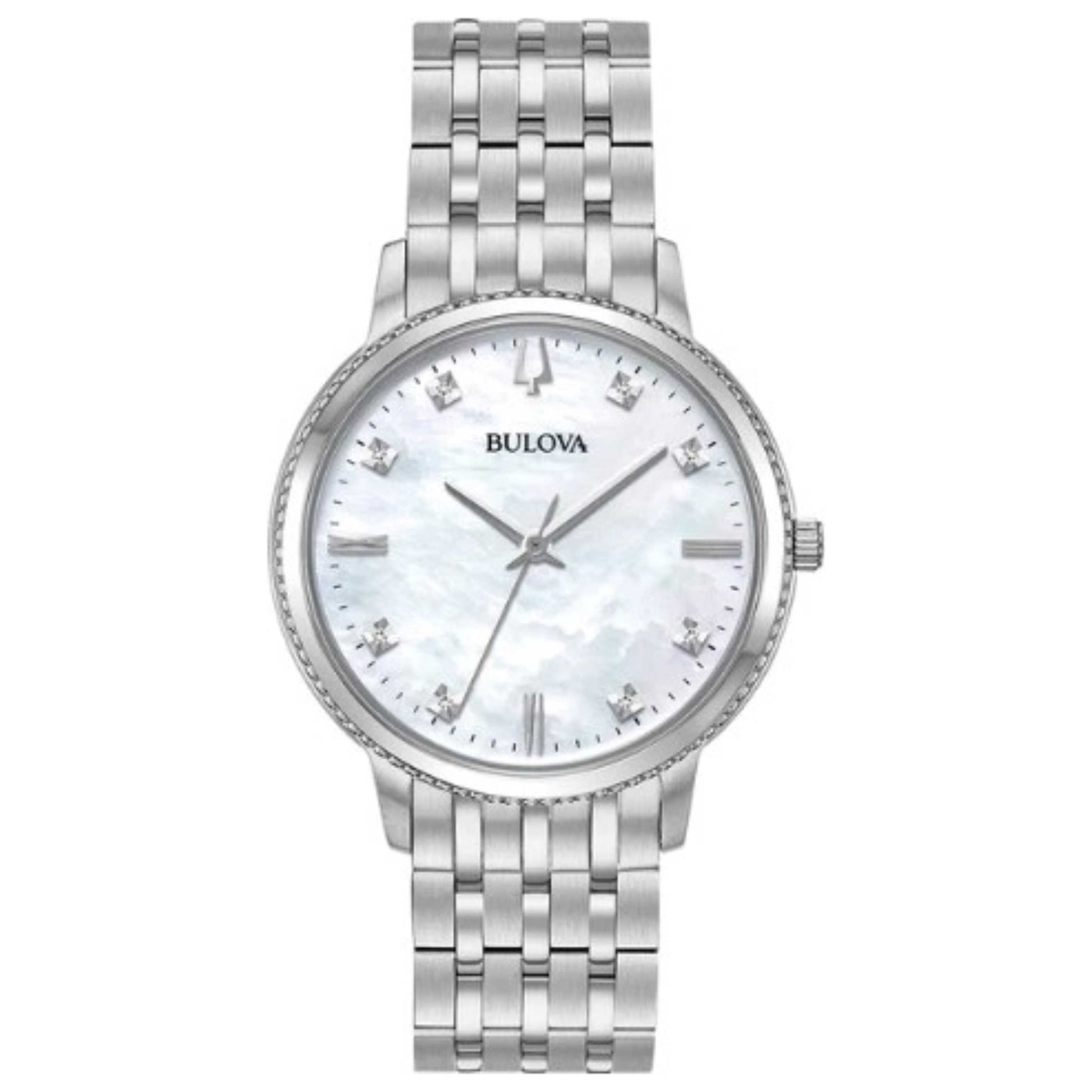 Front view of Bulova Classic Women's Quartz Watch 96P207