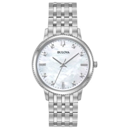 Front view of Bulova Classic Women's Quartz Watch 96P207