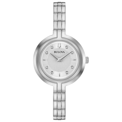 Front view of Bulova Rhapsody Women's Quartz Watch 96P214