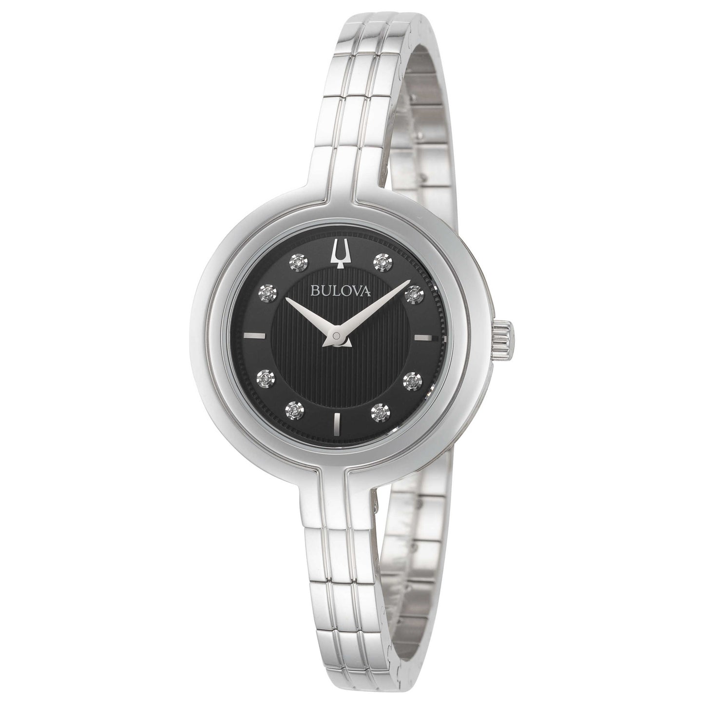 Front view of Bulova Rhapsody Women's Quartz Watch 96P215