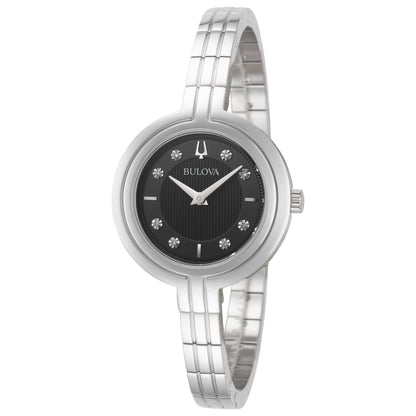 Front view of Bulova Rhapsody Women's Quartz Watch 96P215